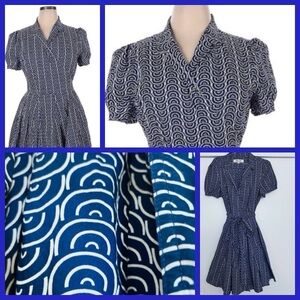 DIANE VON FURSTENBERG Evalina Pleated
Wrap Dress XL. NWOT